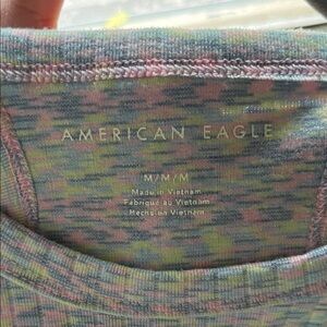 American Eagle Outfitters Multicolor Crop Top